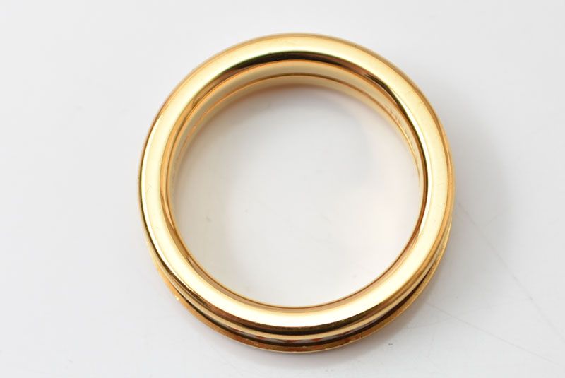 Hermes Ring Collier de Chien PM FI 54 Gold White — view 7
