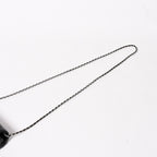 Chanel Classic Eyewear Case CC Logo Caviar Leather Black Silver — view 5
