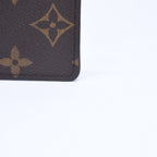 Louis Vuitton Porte Cartes Simple Card Case Monogram Canvas Brown — view 6