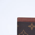Louis Vuitton Porte Cartes Simple Card Case Monogram Canvas Brown — view 7