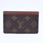 Louis Vuitton Porte Cartes Simple Card Case Monogram Canvas Brown — view 2