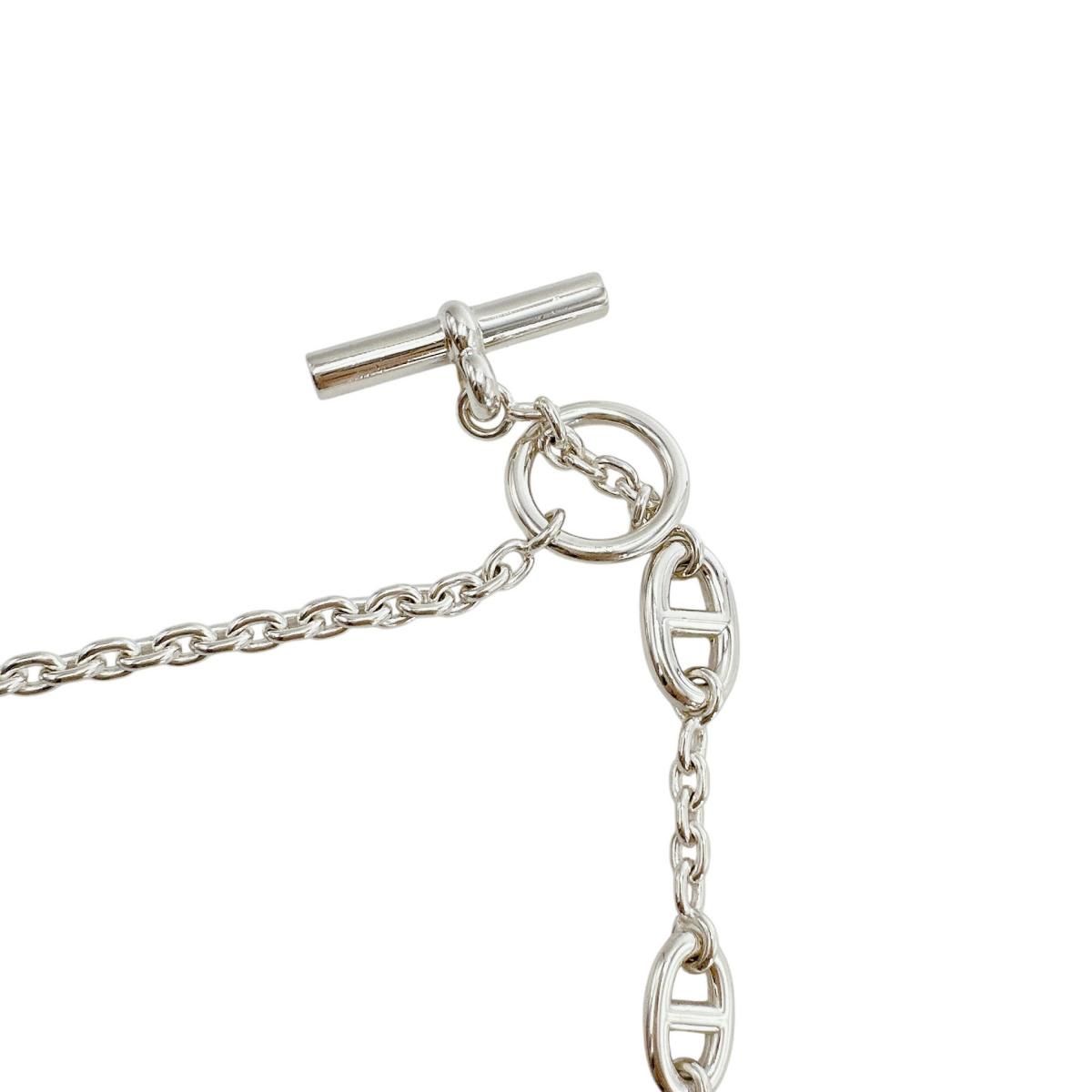 Hermes Longnecklace Farandole Chaine D'ancre Necklace Silver — view 8