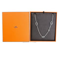 Hermes Longnecklace Farandole Chaine D'ancre Necklace Silver