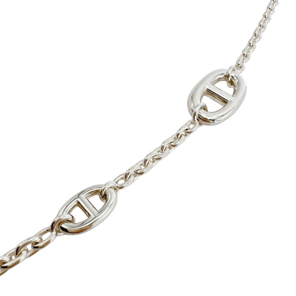 Hermes Longnecklace Farandole Chaine D'ancre Necklace Silver — view 7