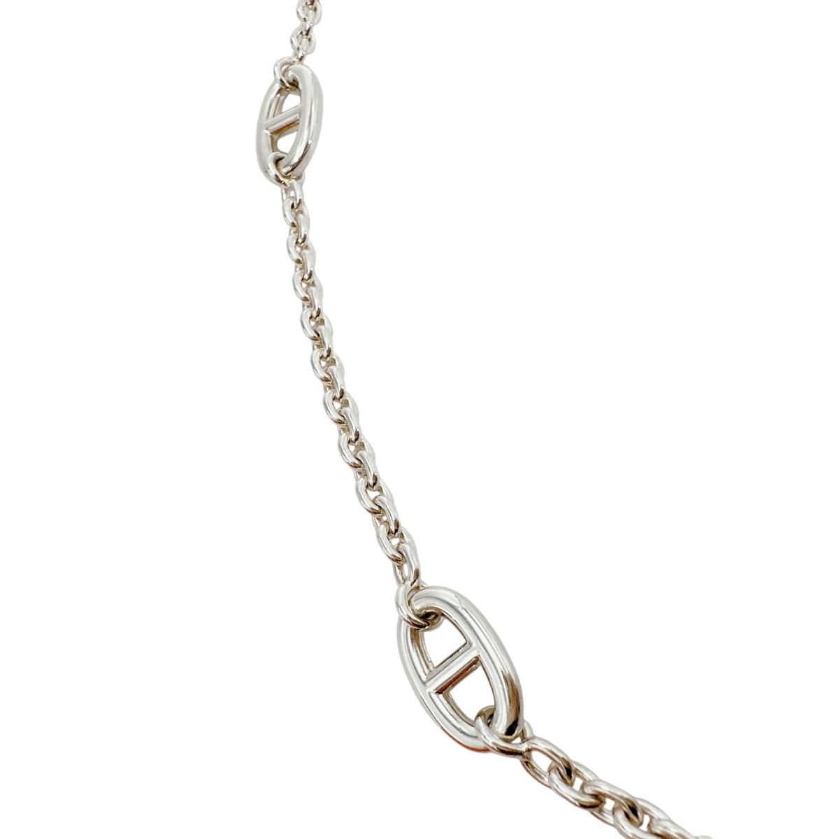 Hermes Longnecklace Farandole Chaine D'ancre Necklace Silver — view 6