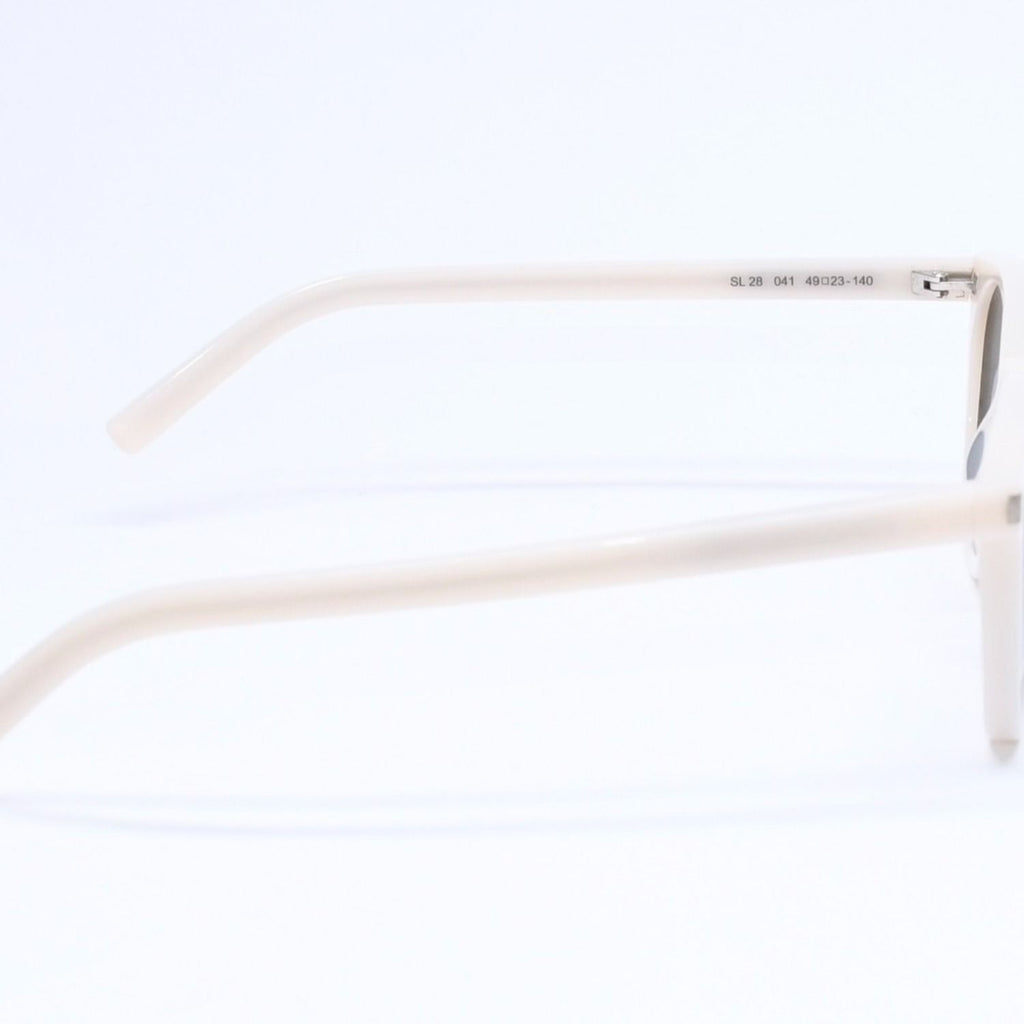 Saint Laurent Paris Sunglasses Eyewear White Temple SL 28 — view 5