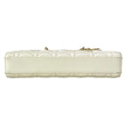 Dior Handbag Lady D-joy Bag White Lambskin — view 5