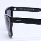 Prada Sunglasses Eyewear Cat Eye 19 Black Silver Logo — view 7
