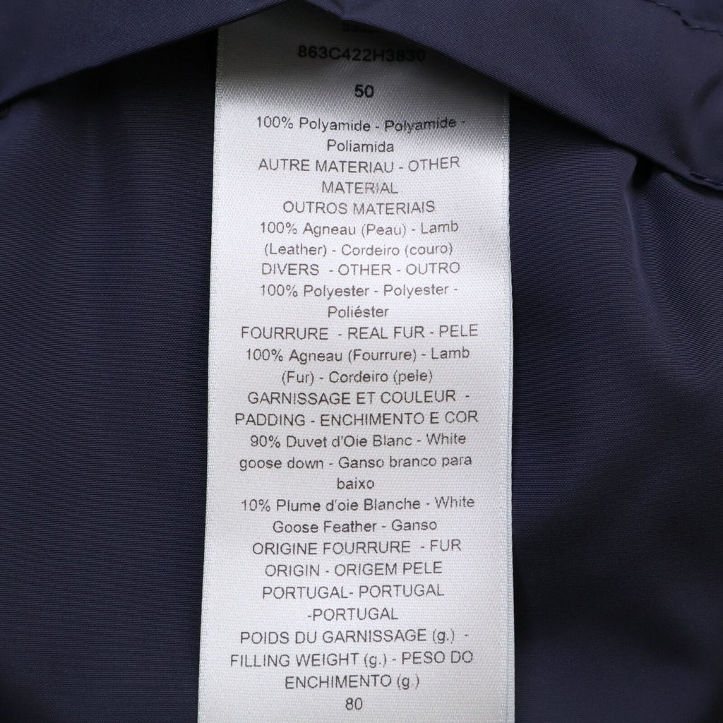 Dior Homme Fleece Color York Lambskin Switch Down 50 Jacket — view 7