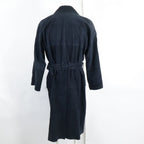 Hermes Nubuck Suede Lambskin Lining All Over Pattern Trench 44 Coat — view 2