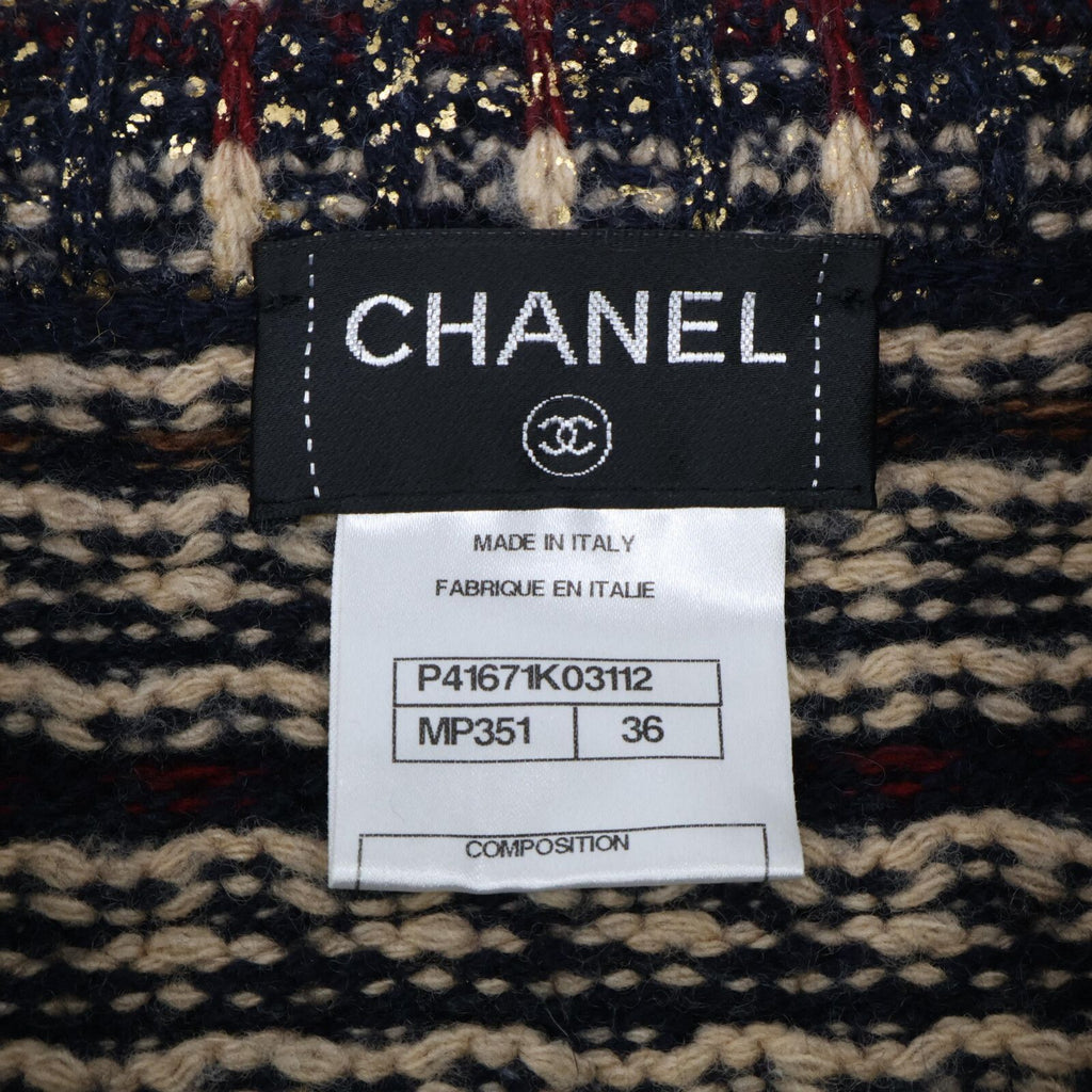 Chanel Gripoix Button Wool Cashmere Knit 36 Sweater — view 5