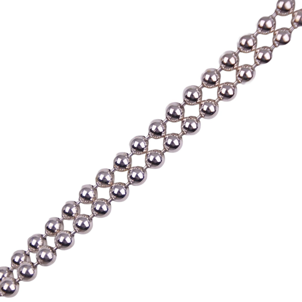 Gucci Bar Ball Chain 925 Sterling Silver Necklace — view 4