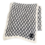 Chanel Cashmere CC Logo Quilted Scarf