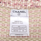 Chanel 06c CC Logo Button Tweed Knit 44 Sweater — view 5