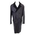 Hermes Baby Lambskin Double Breasted Shearling 48 Jacket