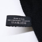 Chanel Clover CC Logo Embroidery Cashmere Scarf — view 6