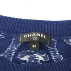 Chanel Allover CC Logo Button Knit Sweater 36 — view 4