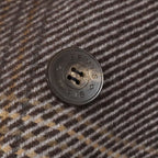 Hermes Check Cashmere 100% Stand Color 36 Jacket — view 8