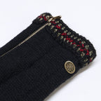 Chanel Black Wool Silk 2-Way Zip Up Long 36 Jacket — view 8
