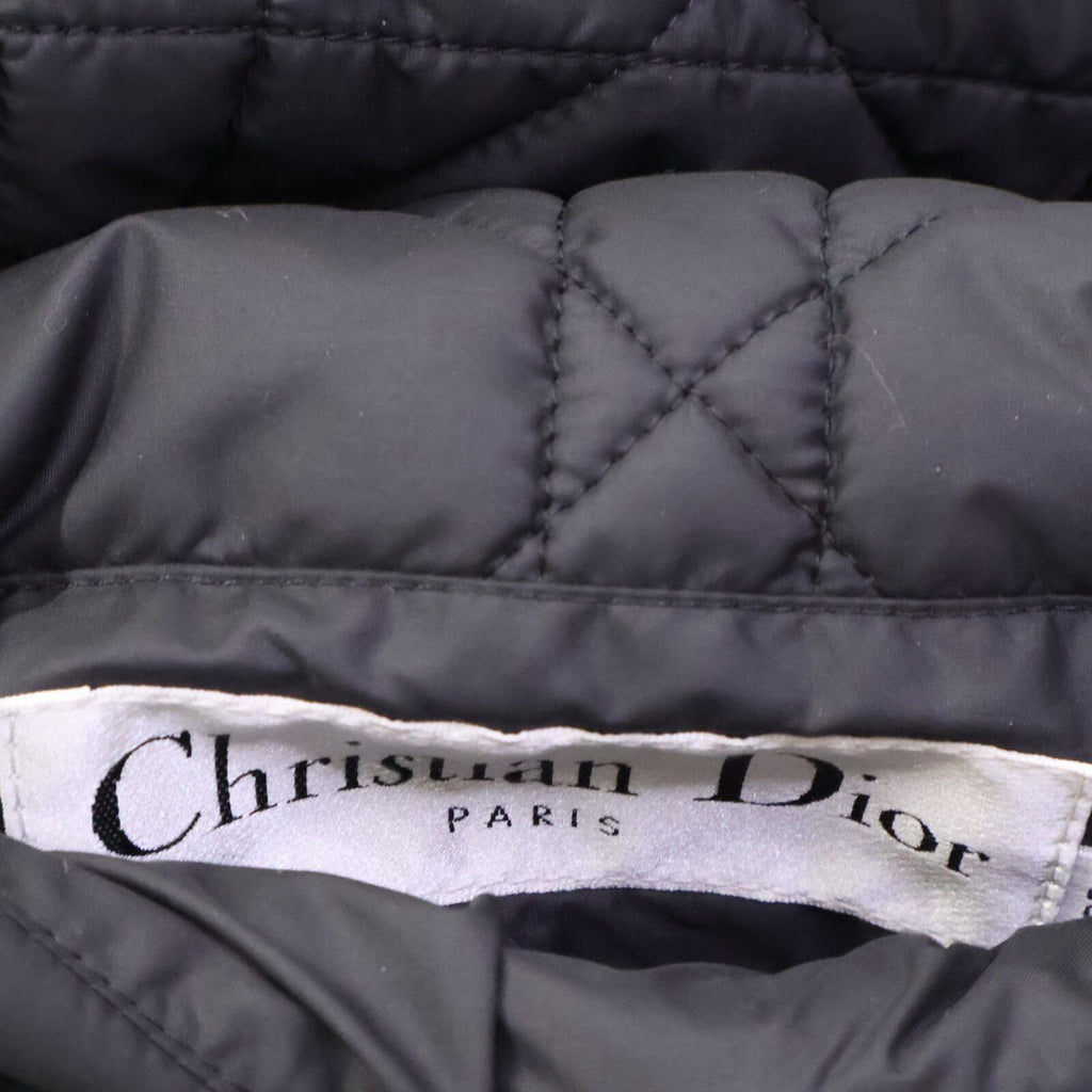 Dior Bee Embroidery Macro Cannage Quilted Reversible Cropped Jacket — view 5