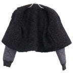 Dior Bee Embroidery Macro Cannage Quilted Reversible Cropped Jacket — view 4