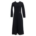 Hermes Cashmere 100 Series Charm Long Sleeve Knit Dress 34