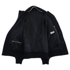 Hermes Wool Calfskin Detail Stand Combination Jacket 58 — view 5