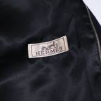 Hermes Wool Calfskin Detail Stand Combination Jacket 58 — view 6
