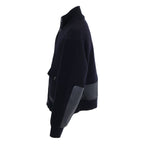 Hermes Wool Calfskin Detail Stand Combination Jacket 58 — view 2