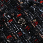 Chanel Zip Up Tweed Fringe Color 40 Jacket — view 8
