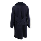 Fendi Mink Logo Button with Color Double Breasted 36 Jacket — view 2