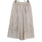 Hermes Candy Libris Bandana Silk Shorts 36
