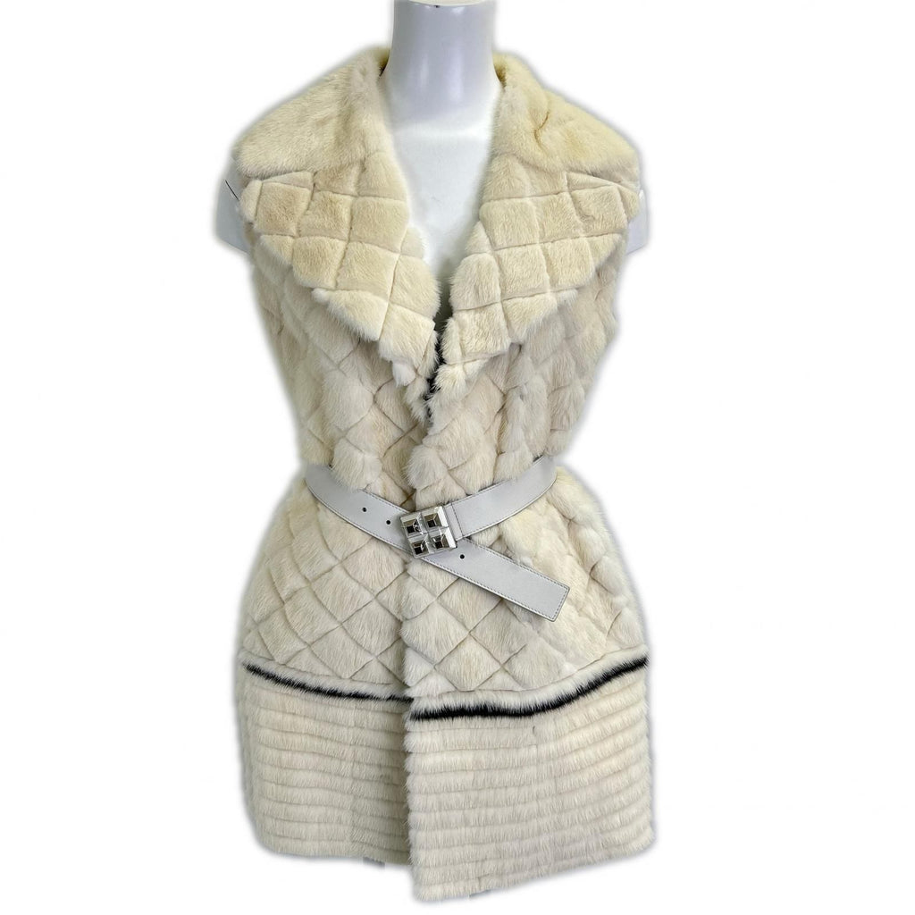 Fendi Waist Belt Front Hook Mink