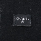 Chanel CC Logo Cashmere Large Shawl Scarf — view 3