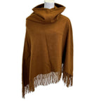 Hermes 06 Cashmere 100 Fringe Poncho TU Cape