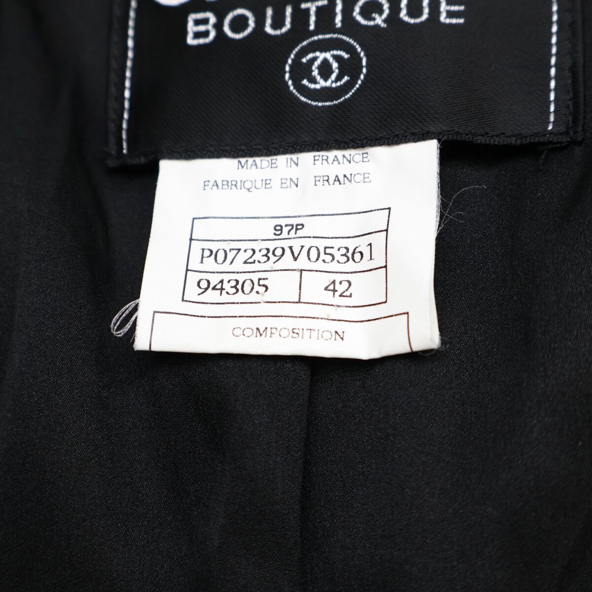 Chanel Logo Button Single 42 Jacket — view 7