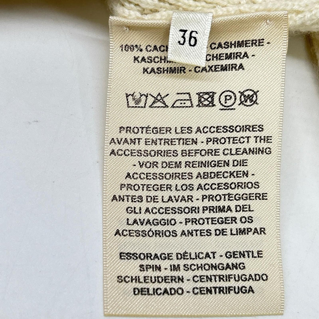 Hermes 2 1 Cashmere 100 Series Button Center Shim Mock Neck Knit Pullover 36 — view 6