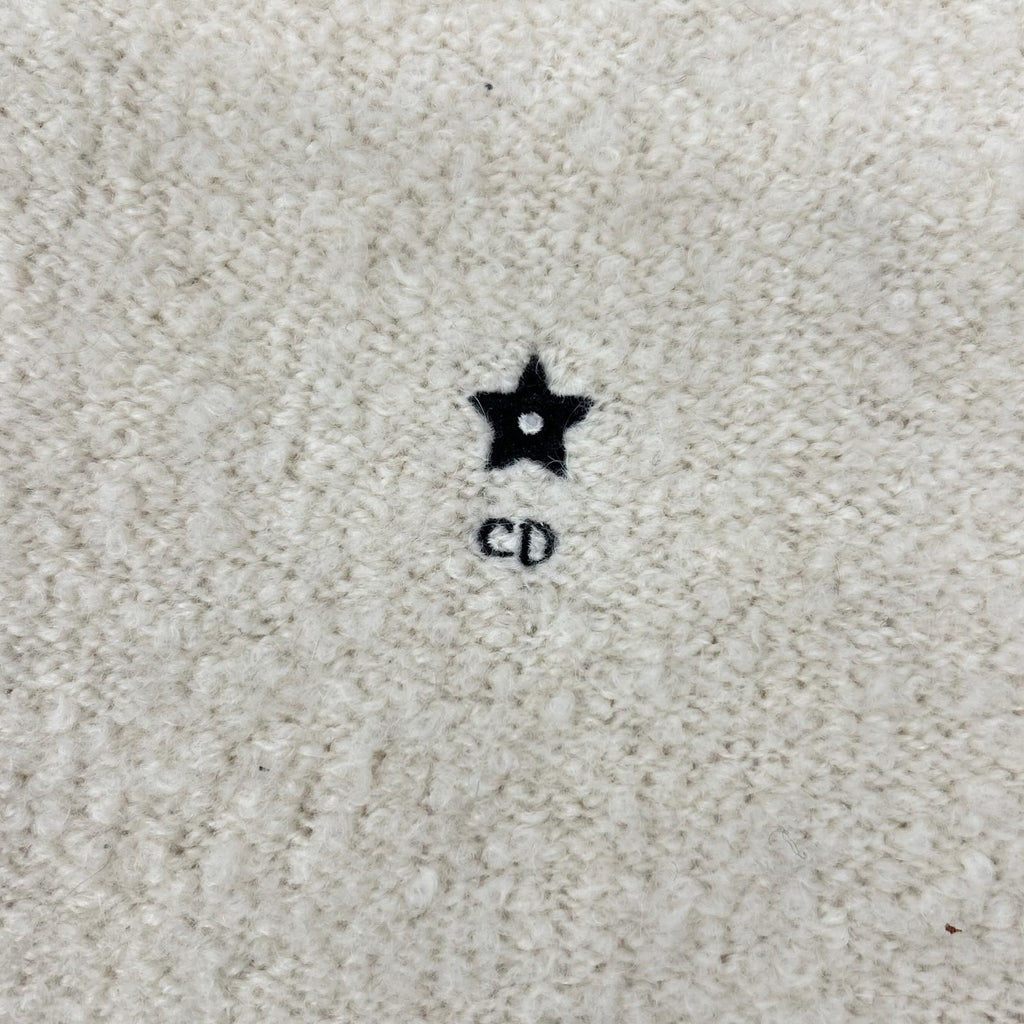Dior le 244 AM 143 Cashmere Alpaca Silk le CD Star Embroidery Back Logo Knit — view 8