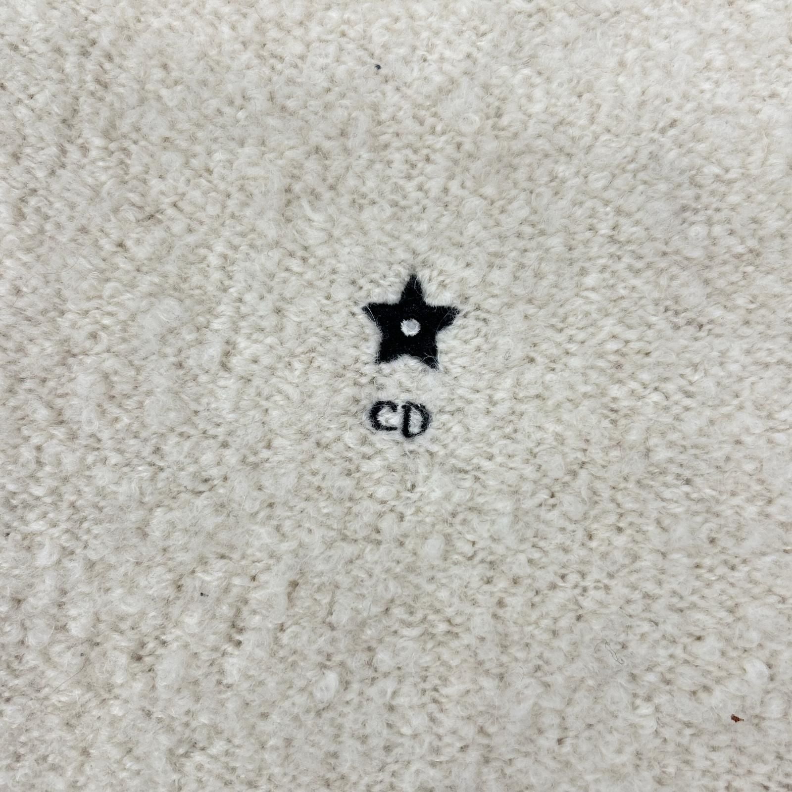 Dior le 244 AM 143 Cashmere Alpaca Silk le CD Star Embroidery Back Logo Knit — view 8