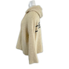 Dior le 244 AM 143 Cashmere Alpaca Silk le CD Star Embroidery Back Logo Knit — view 2