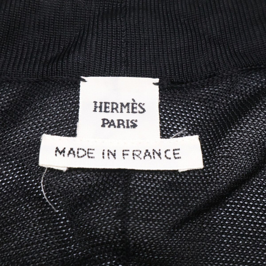 Hermes Twill Lane Long Cardigan with Waist Ribbon 34 — view 5