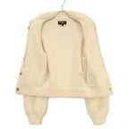 Chanel CC Logo Turnlock Alpaca Knit Jacket 34 — view 4