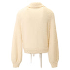 Chanel CC Logo Turnlock Alpaca Knit Jacket 34 — view 3