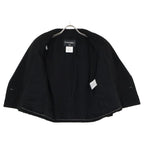 Chanel CC Logo Button Embroidery Tweed Jacket 34 — view 4