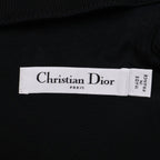 Dior Pearl &chain Embroidered Lace Collar Silk Mixed Wool Dress — view 7