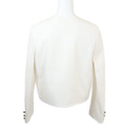 Dior Virgin Wool & Cotton Blend Cles Color Cropped Jacket — view 3
