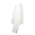 Dior Virgin Wool & Cotton Blend Cles Color Cropped Jacket — view 2