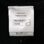 Chanel Pearl CC Logo with Belt Coco Button Cashmere Silk Cardigan Knit Jacket 34 — view 6