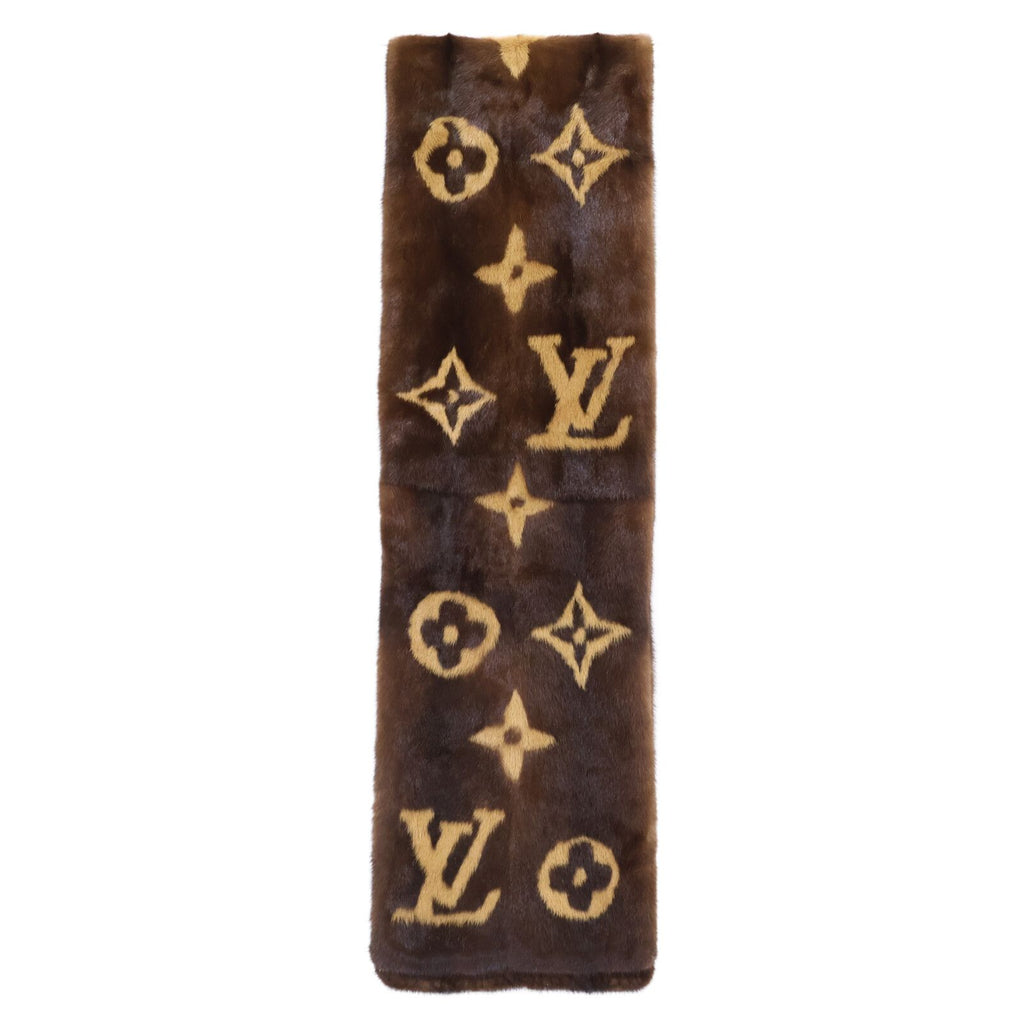Louis Vuitton Monogram Mink Scarf — view 3