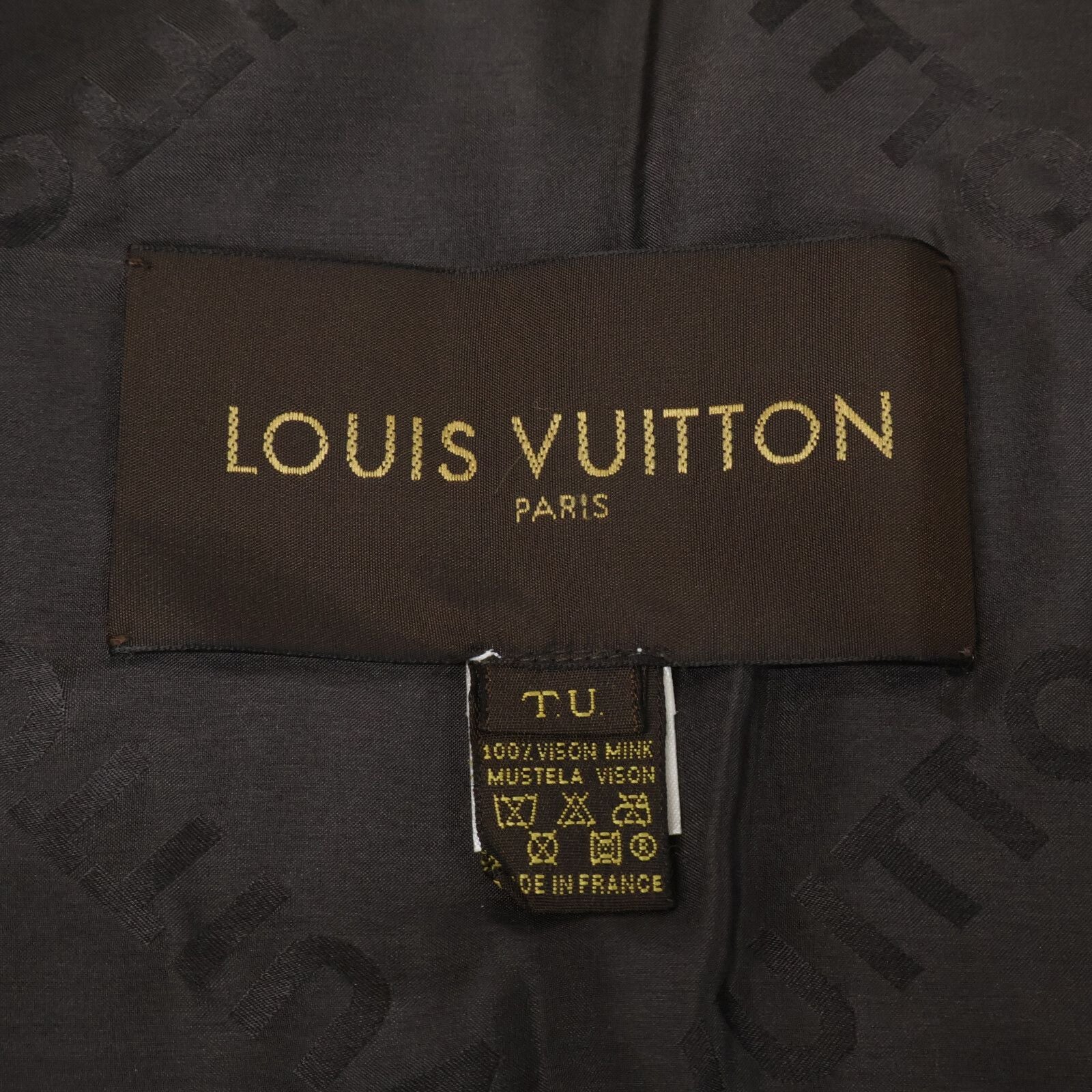 Louis Vuitton Monogram Mink Scarf — view 6
